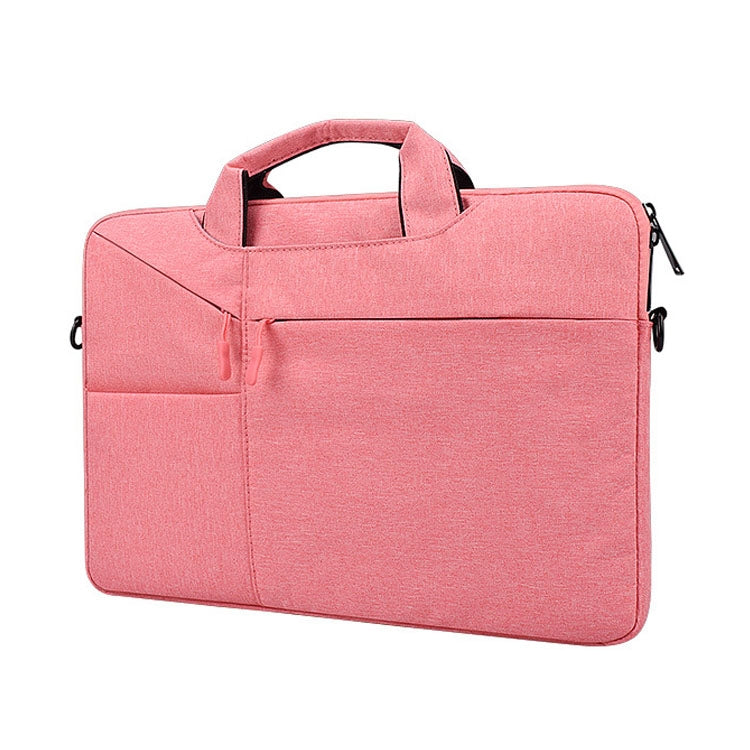 ST02S Waterproof Tear Resistance Hidden Portable Strap One-shoulder Handbag for 14.1 inch Laptops, with Suitcase Belt
