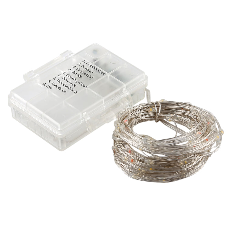 50 LEDs 3 x AA Batteries Box Fairy Lamp Decorative Light with Remote Control, DC 5V