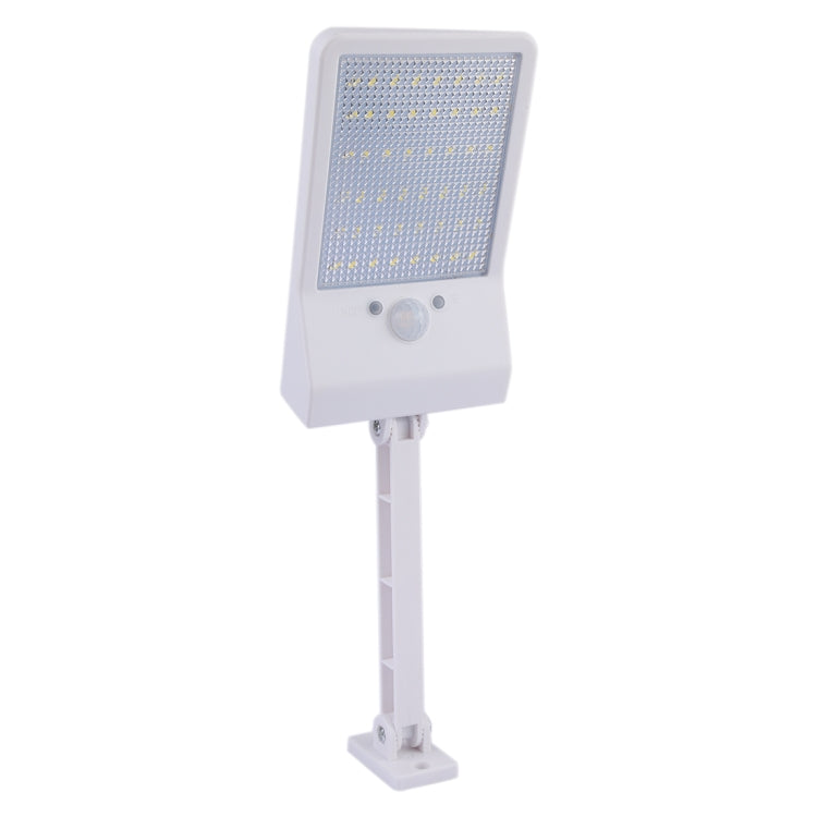6W 800LM 48 LEDs Solar Remote Control Flat Lamp with Bracket
