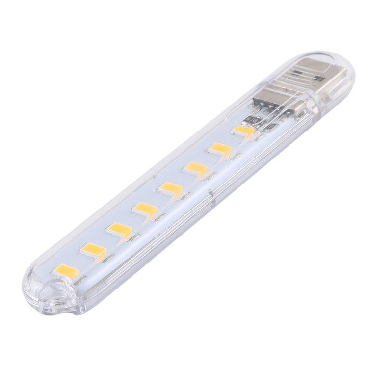 3W 8 LEDs 5730 SMD USB LED Book Light Portable Night Lamp, DC 5V