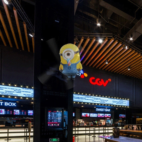 Dsee-65H Holographic Intelligent Display 3D Billboard, WiFi App Control, Display Resolution: 720 x 720 Pixels, Diameter: 65cm