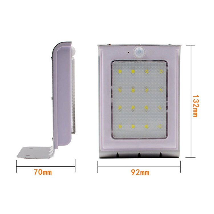 LED Human Body Induction Outdoor Garden Solar Wall Light