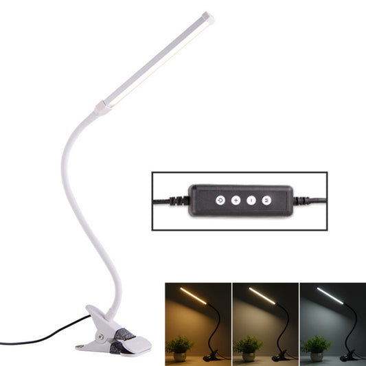 LED Desk Lamp 8W Folding Adjustable USB Charging Eye Protection Table Lamp, USB Charge Version, USB Charge Version(White), USB Charge Version(Black)