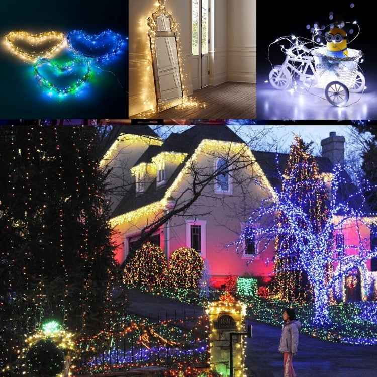 100 LEDs SMD 06033 x AA Batteries Box Fairy Lamp Decorative Light, DC 5V, 10m Yellow Light, 10m Blue Light, 10m Colorful Light, 10m Pink Light, 10m Green Light, 10m Purple Light, 10m Red Light, 10m White Light, 10m Warm White
