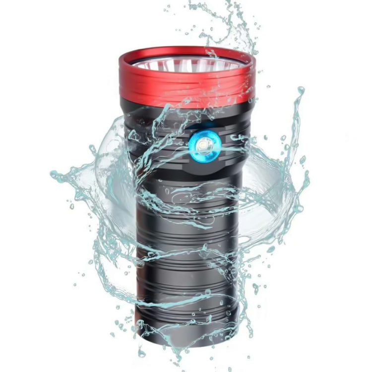 3 Gears, DB18 18xT6, Luminous Flux: 5400lm LED Flashlight, Without Battery