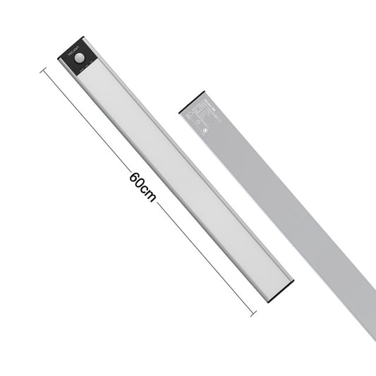 60cm Original Xiaomi Youpin YEELIGHT LED Smart Human Motion Sensor Light Bar Rechargeable Wardrobe Cabinet Corridor Wall Lamps, 60cm