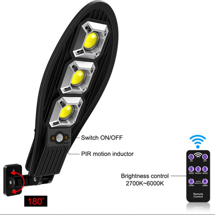 LL-63T Solar Powered Courtyard Human Body Sensor Light with Remote Control