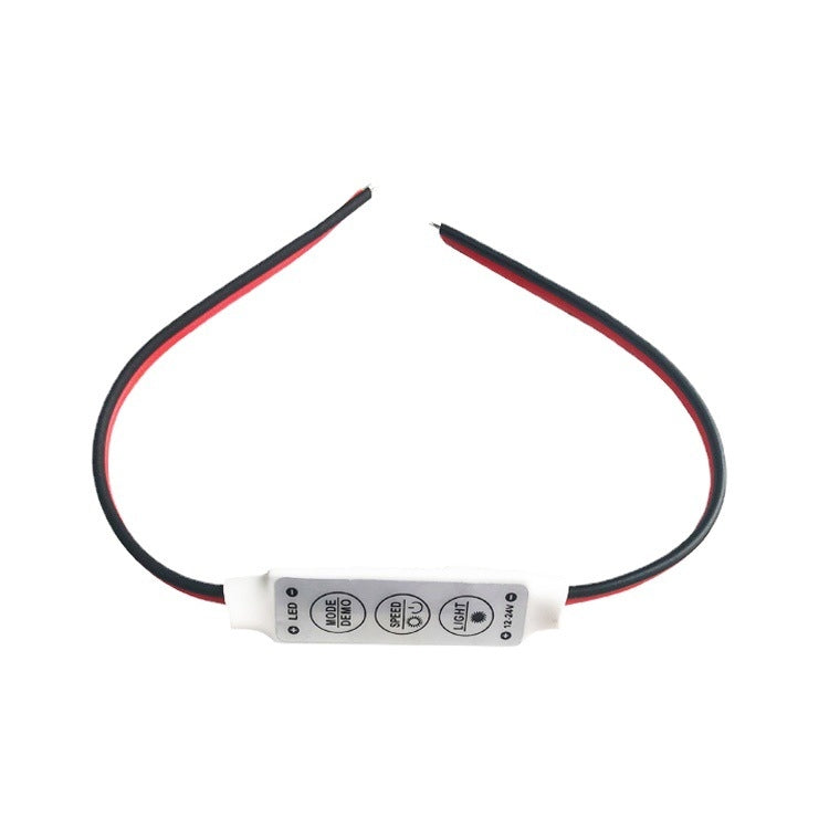 5PCS Mini 3 Keys Controller Dimmer for Single Color LED Strip Light, DC 12-24V