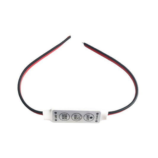 5PCS Mini 3 Keys Controller Dimmer for Single Color LED Strip Light, DC 12-24V