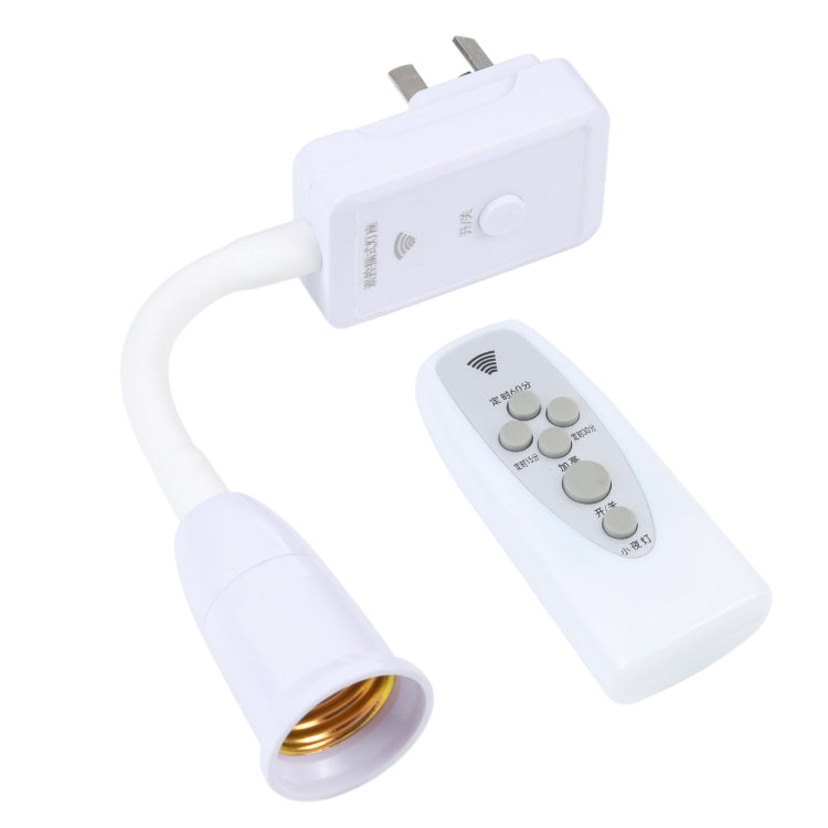 E27 Socket Remote Control Lamp Light Holder Base Converter with Switch, AU Plug