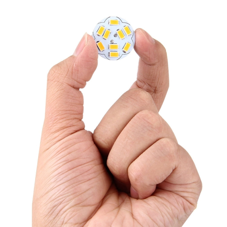 G4 4W 200LM 9 LED SMD 5730 Round Decorative Light for Indoor / Outdoor Decoration, DC 12V, Back Pins