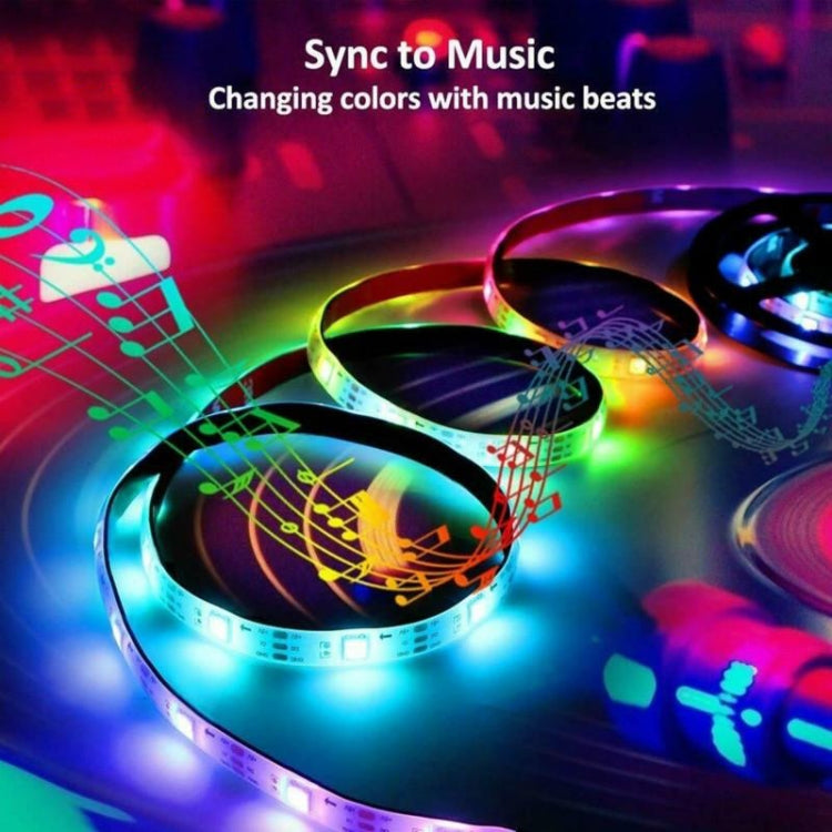 Smart Bluetooth APP Control Bare Board 2835 SMD RGB LED Rope Light, 60 LED/m, Length: 5m, 12V 2A 100-240V