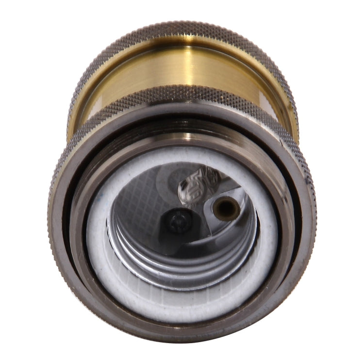 E27 Retro Vintage Screw Bulb Base Lamp Bulb Holder, Not Included Light Bulb, AC 85-265V