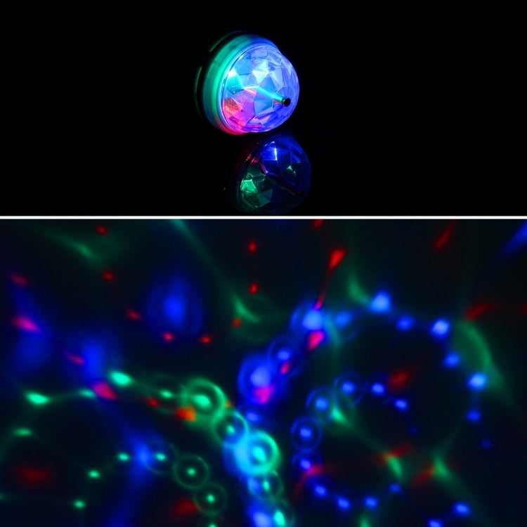 LED Full Color Auto Rotating Lamp for Family Party / KTV / Bars / Hotel / DJs, AC 85-260V