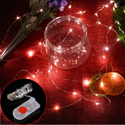 20 LEDs SMD 0603 IP65 Waterproof CR2032 Button Batteries, 2m Red Light, 2m Blue Light, 2m Green Light