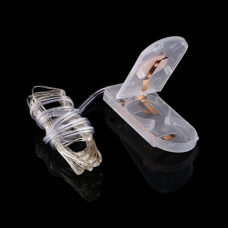20 LEDs SMD 0603 IP65 Waterproof CR2032 Button Batteries, 2m Red Light, 2m Blue Light, 2m Green Light