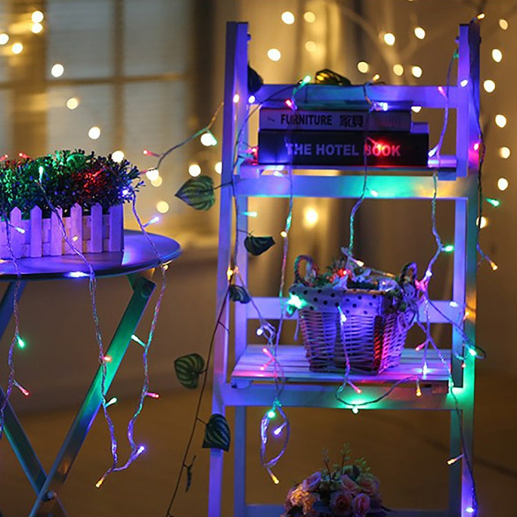 96 LEDs Little Ice Bars String Light with End Joint & Multi-function Controller, EU Plug, AC 220V, 3.5m Blue Light EU Plug, 3.5m Colorful Light EU Plug, 3.5m Pink Light EU Plug, 3.5m Purple Light EU Plug, 3.5m Red Light EU Plug, 3.5m White Light EU Plu...
