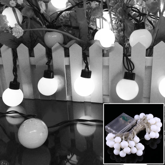 40 LEDs 3 x AA Batteries Powered String Light with 3-Modes, DC 4.5V, 4m White Light, 4m Warm White, 4m Blue Light, 4m Colorful Light, 4m Green Light, 4m Purple Light