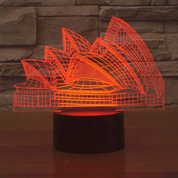 7 Color Discoloration Creative Visual Stereo Lamp Desk Lamp Night Light