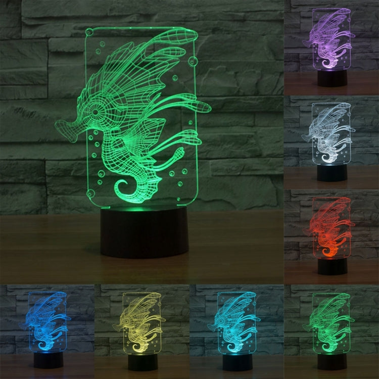 7 Colour Discoloration Creative Visual Stereo Lamp Desk Lamp Night Light