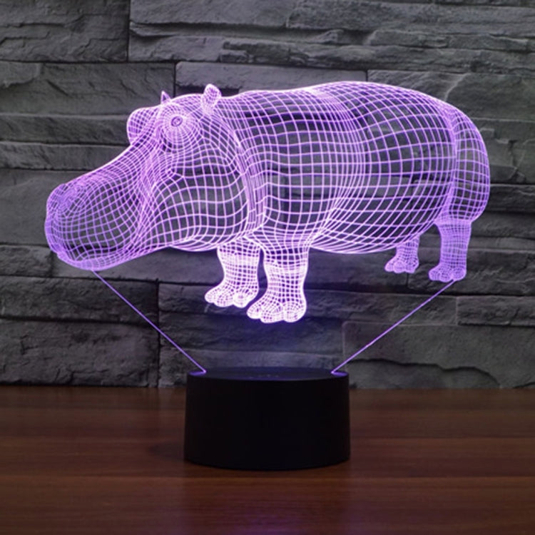 7 Color Discoloration Creative Visual Stereo Lamp Desk Lamp Night Light