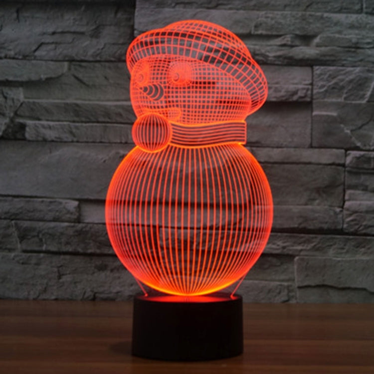 7 Color Discoloration Creative Visual Stereo Lamp Desk Lamp Night Light