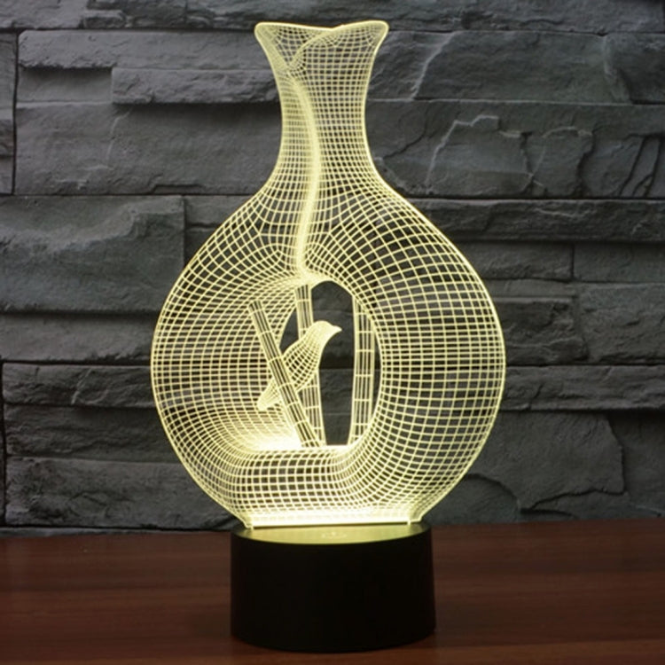 7 Color Discoloration Creative Visual Stereo Lamp Desk Lamp Night Light