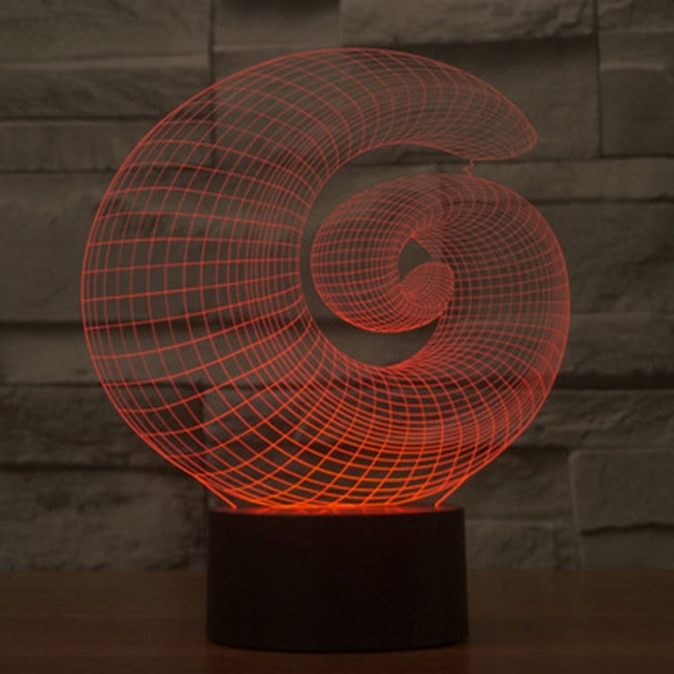 7 Color Discoloration Creative Visual Stereo Lamp Desk Lamp Night Light