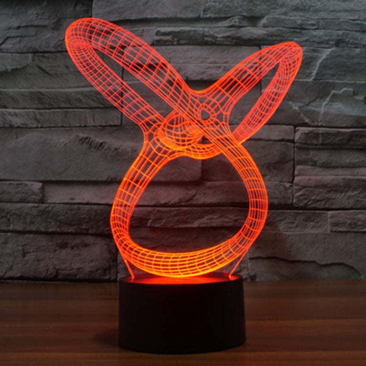 7 Color Discoloration Creative Visual Stereo Lamp Desk Lamp Night Light