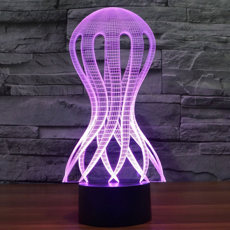 7 Color Discoloration Creative Visual Stereo Lamp Desk Lamp Night Light