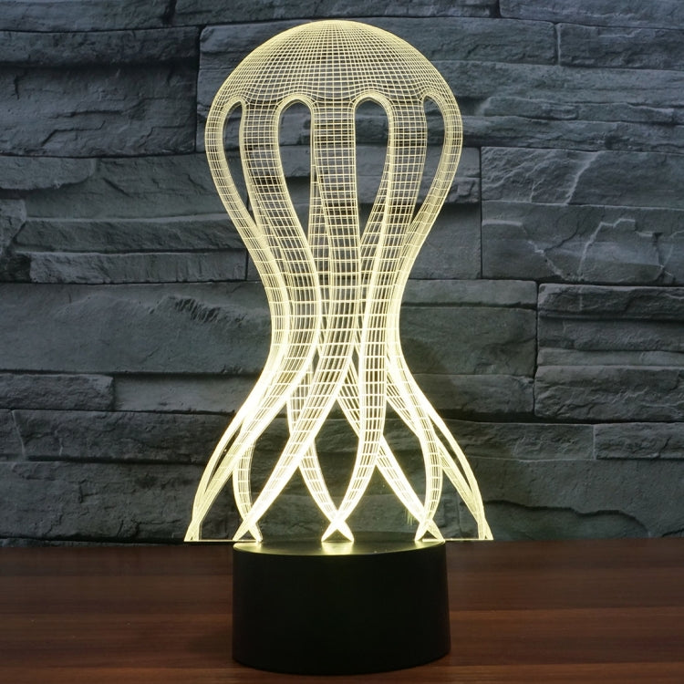 7 Color Discoloration Creative Visual Stereo Lamp Desk Lamp Night Light