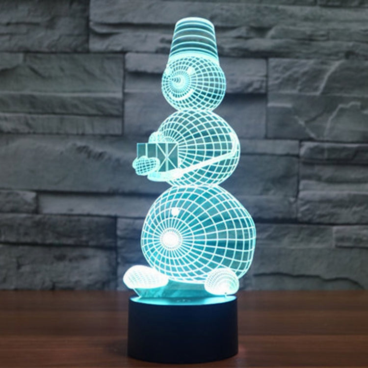 7 Color Discoloration Creative Visual Stereo Lamp Desk Lamp Night Light