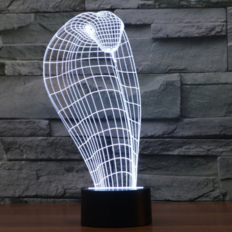 7 Color Discoloration Creative Visual Stereo Lamp Desk Lamp Night Light