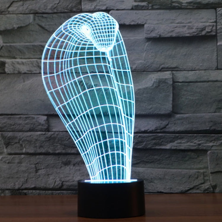 7 Color Discoloration Creative Visual Stereo Lamp Desk Lamp Night Light