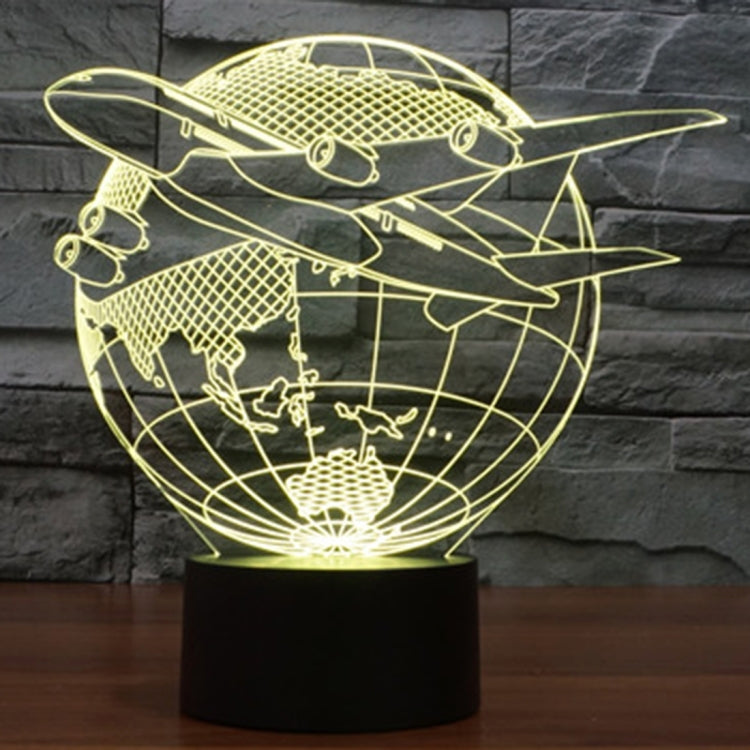 7 Colour Discoloration Creative Visual Stereo Lamp Desk Lamp Night Light