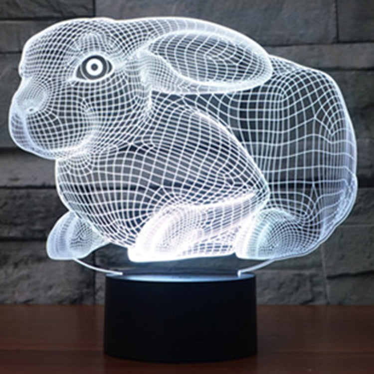 7 Colour Discoloration Creative Visual Stereo Lamp Desk Lamp Night Light