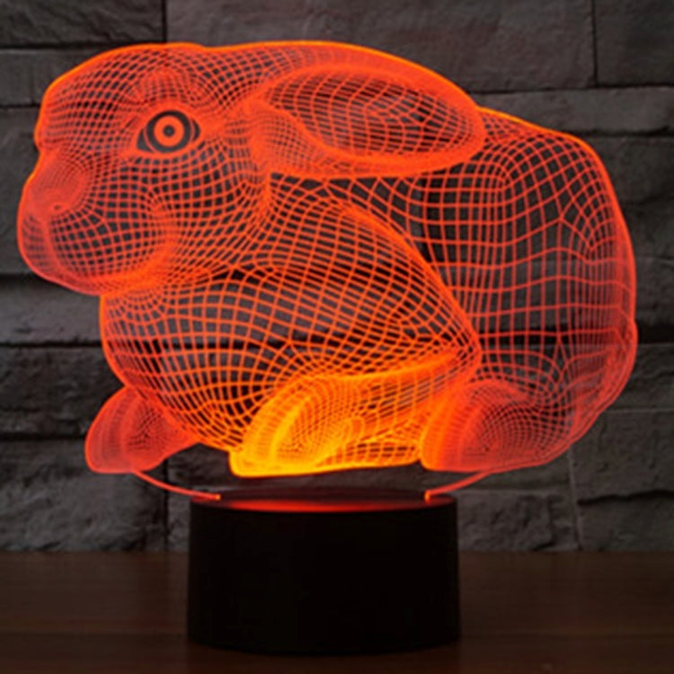 7 Colour Discoloration Creative Visual Stereo Lamp Desk Lamp Night Light