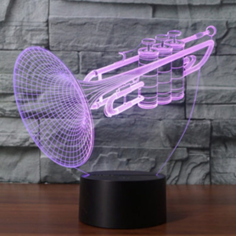 7 Colour Discoloration Creative Visual Stereo Lamp Desk Lamp Night Light