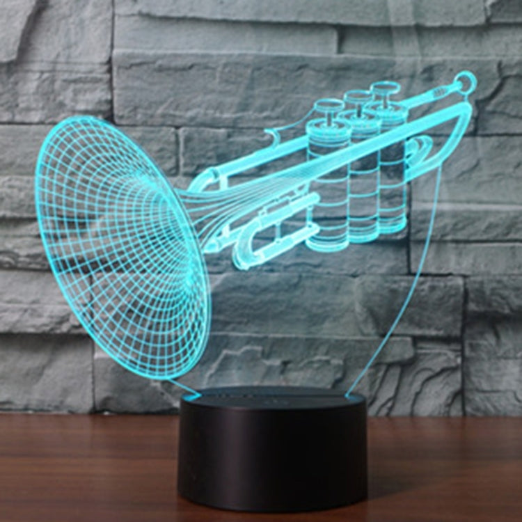 7 Colour Discoloration Creative Visual Stereo Lamp Desk Lamp Night Light