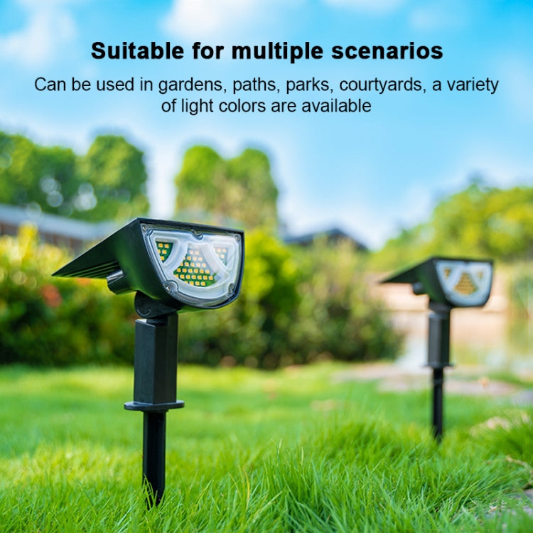 Solar Projection Light Outdoor IP65 Waterproof LED Landscape Garden Ground Plug Light Decorative Lawn Lamp