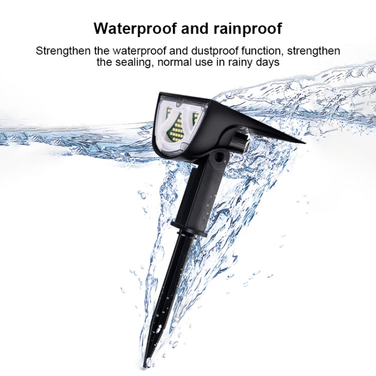 Solar Projection Light Outdoor IP65 Waterproof LED Landscape Garden Ground Plug Light Decorative Lawn Lamp