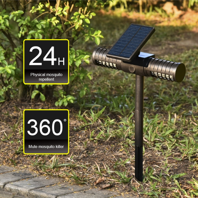 SZ-16008 Solar Mosquito Killer Light Outdoor IP65 Waterproof LED Landscape Garden Ground Plug Mosquito Trap Decorative Lawn Lamp