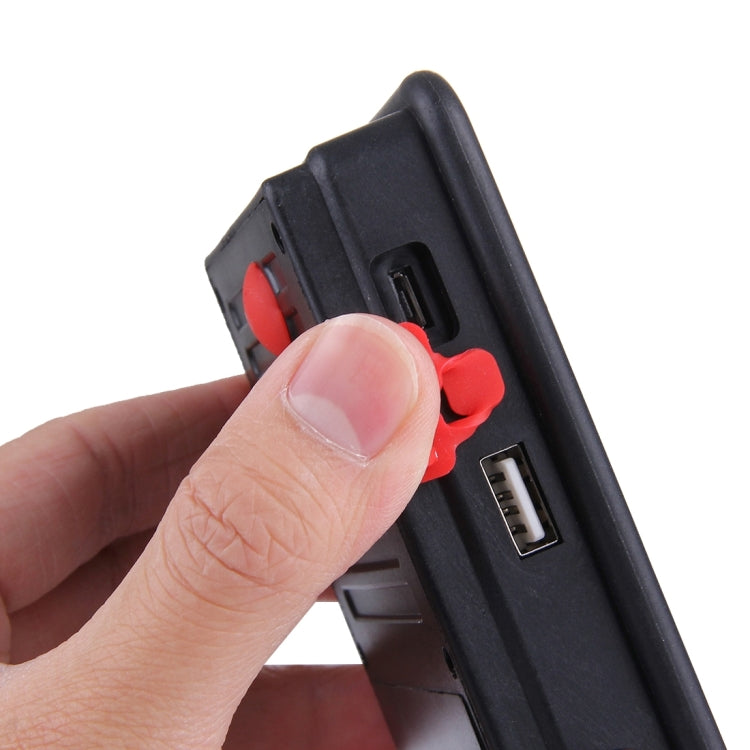 24 LEDs SMD5730 2400LM 6000-6500K Red and Blue Light Flashing Warning Lights Portable with Holder