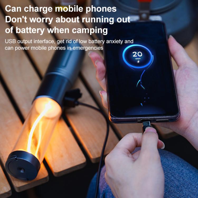 KXK-606 15W Camping Flashlight Rechargeable Emergency Light