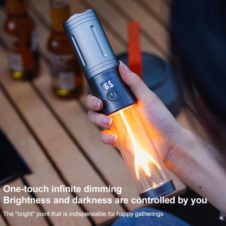 KXK-606 15W Camping Flashlight Rechargeable Emergency Light