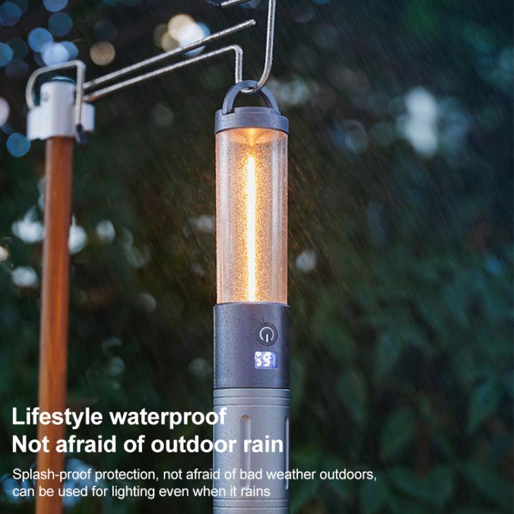 KXK-606 15W Camping Flashlight Rechargeable Emergency Light