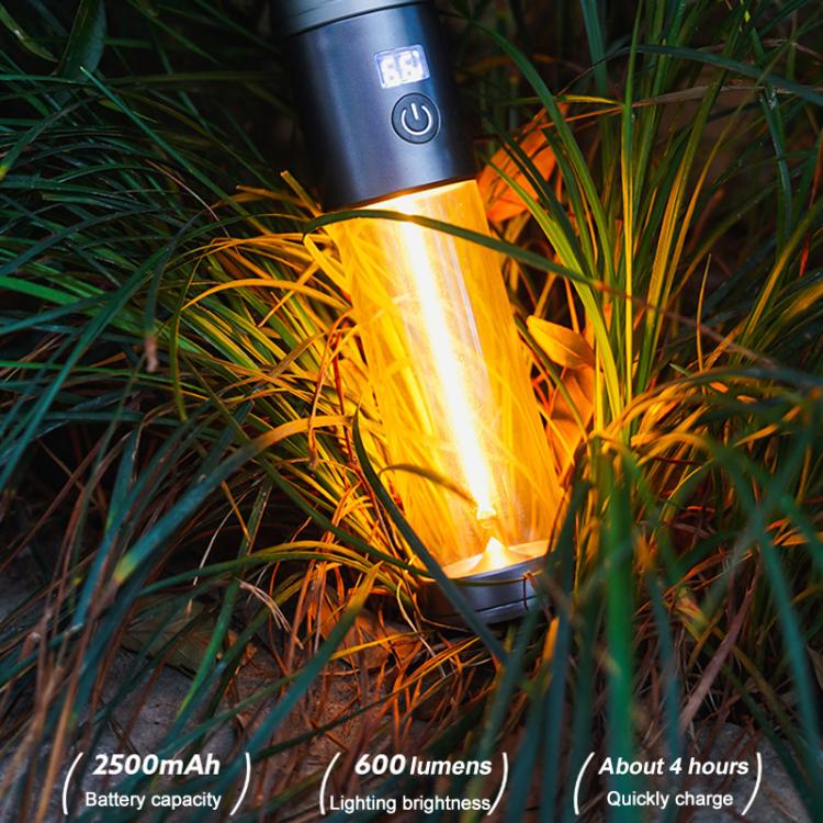 KXK-606 15W Camping Flashlight Rechargeable Emergency Light