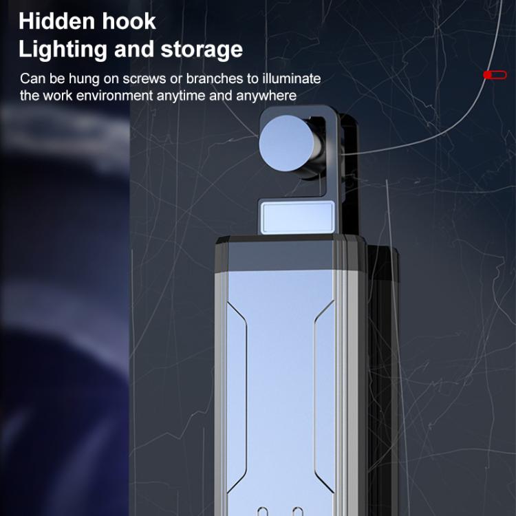 KXK-886 IP44 Waterproof Work Light 3 Color Temperature COB Emergency Flashlight