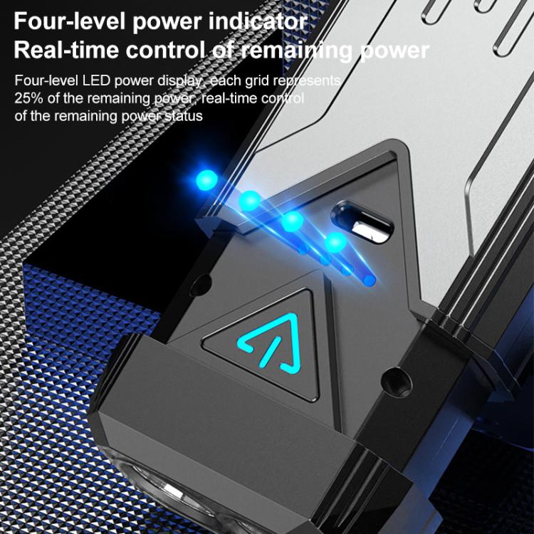 KXK-886 IP44 Waterproof Work Light 3 Color Temperature COB Emergency Flashlight