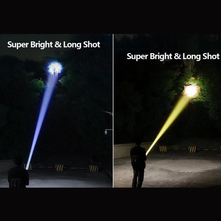 G62 20W White Laser Wick Telescopic Zoom LED Flashlight